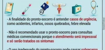 Entenda a diferença entre o atendimento no Pronto Socorro e unidades de saúde