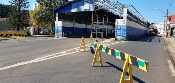 Terminal urbano da Major Rangel começa a ser desmontado