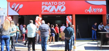 Restaurante Municipal “Prato do Povo” é inaugurado em Avaré