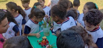 Vigilância Sanitária promove palestra sobre Dengue em escola no Bairro Camargo