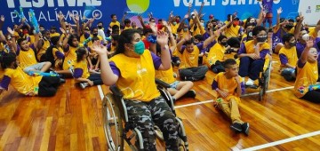 Crianças de Avaré participam do Festival Paralímpico em São Paulo