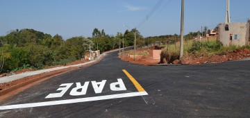 Pavimentação do Jardim Califórnia é inaugurada