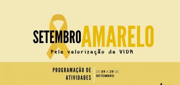 Divulgada a programação do “Setembro Amarelo”