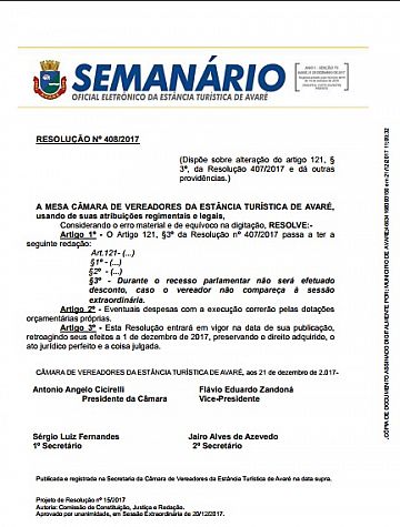 Semanário Oficial - Ed. 75