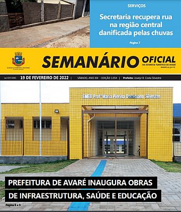 Semanário Oficial - Ed. 1054