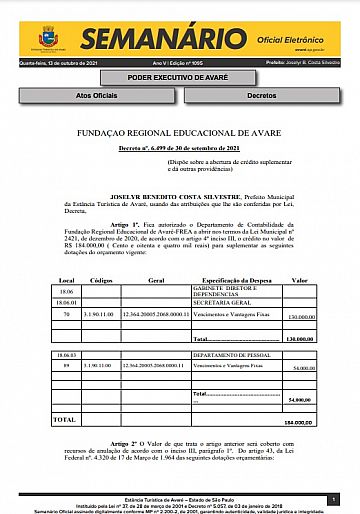 Semanário Oficial - Ed. 1095