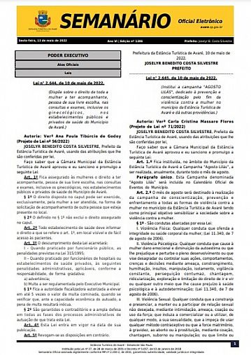 Semanário Oficial - Ed. 1286