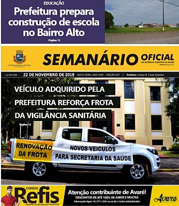 Semanário Oficial - Ed. 937