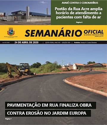 Semanário Oficial - Ed. 959