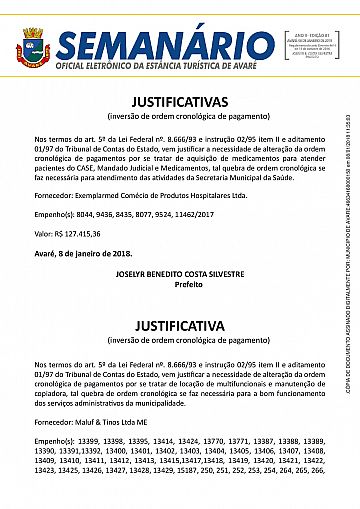 Semanário Oficial - Ed. 81