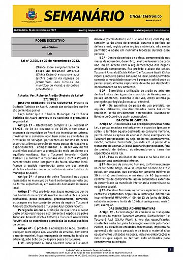 Semanário Oficial - Ed. 1446