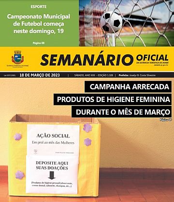 Semanário Oficial - Ed. 1108
