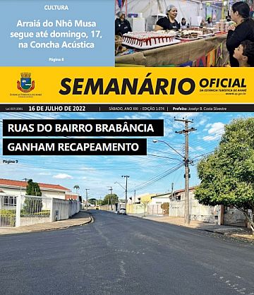 Semanário Oficial - Ed. 1074