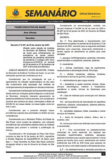 Semanário Oficial - Ed. 850