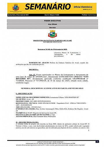Semanário Oficial - Ed. 2426