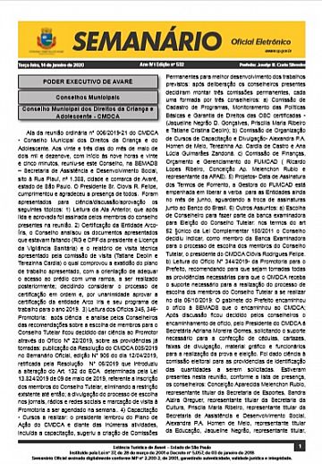 Semanário Oficial - Ed. 532