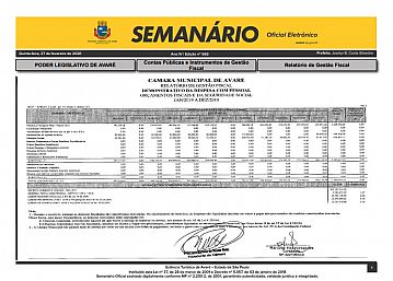 Semanário Oficial - Ed. 565