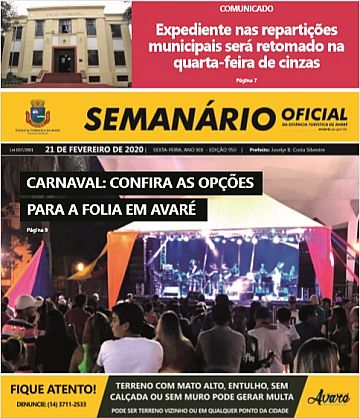 Semanário Oficial - Ed. 950