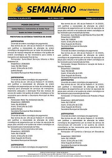 Semanário Oficial - Ed. 2469