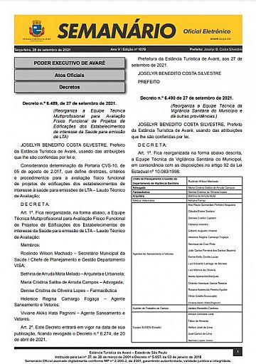 Semanário Oficial - Ed. 1078