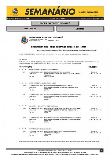 Semanário Oficial - Ed. 310