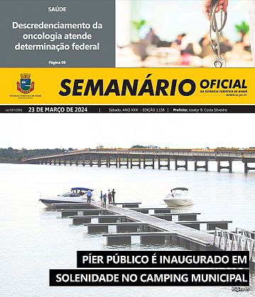 Semanário Oficial - Ed. 1158