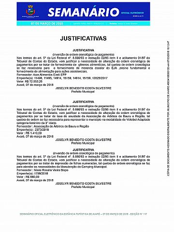 Semanário Oficial - Ed. 117
