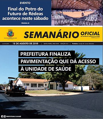 Semanário Oficial - Ed. 923