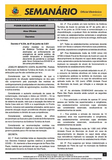 Semanário Oficial - Ed. 975
