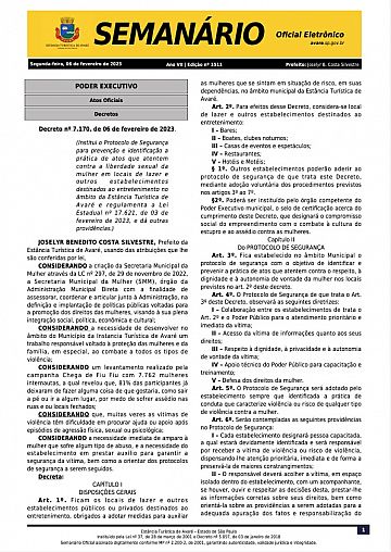 Semanário Oficial - Ed. 1511