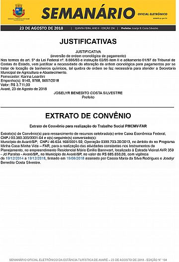 Semanário Oficial - Ed. 194