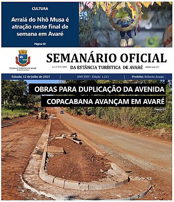 Semanário Oficial - Ed. 1211