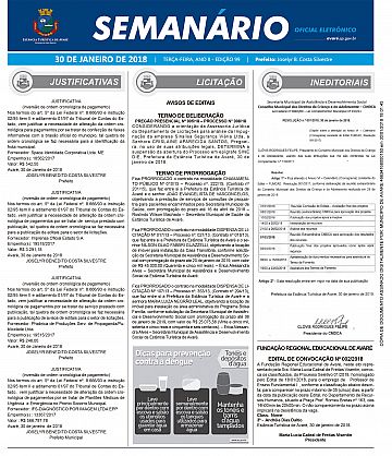 Semanário Oficial - Ed. 99