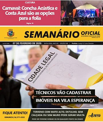 Semanário Oficial - Ed. 948