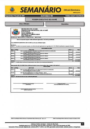 Semanário Oficial - Ed. 366
