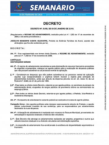 Semanário Oficial - Ed. 107