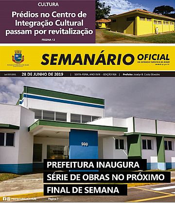 Semanário Oficial - Ed. 916