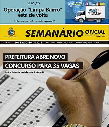 Semanário Oficial - Ed. 870