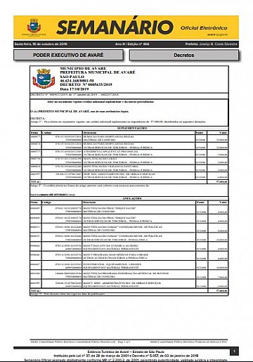 Semanário Oficial - Ed. 466