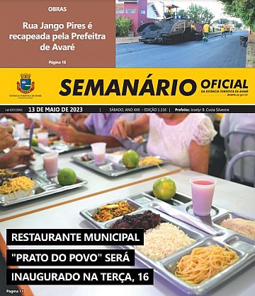 Semanário Oficial - Ed. 1116