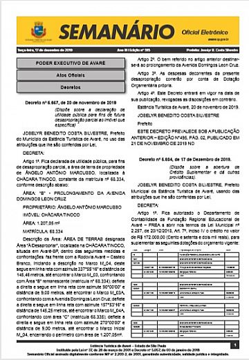 Semanário Oficial - Ed. 515