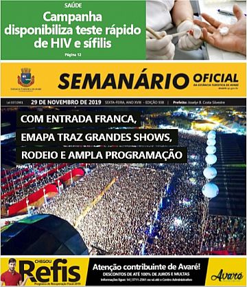 Semanário Oficial - Ed. 938