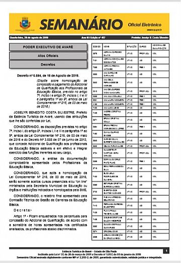 Semanário Oficial - Ed. 417