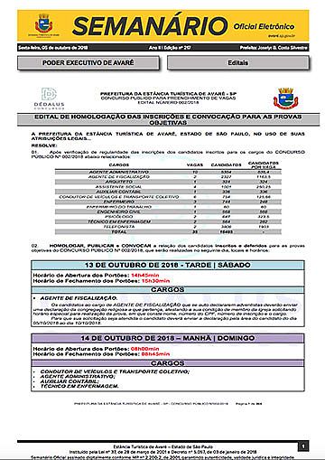 Semanário Oficial - Ed. 217