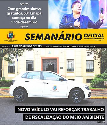 Semanário Oficial - Ed. 1144