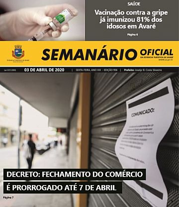 Semanário Oficial - Ed. 956