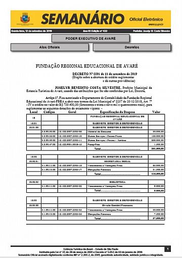 Semanário Oficial - Ed. 432