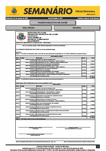 Semanário Oficial - Ed. 397