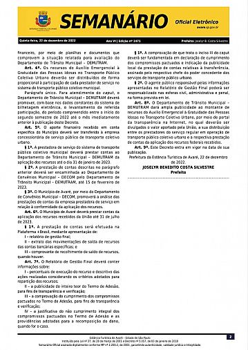 Semanário Oficial - Ed. 1471
