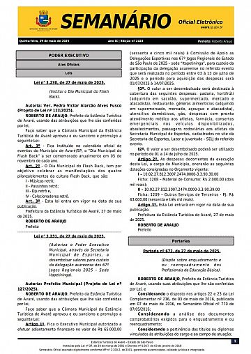 Semanário Oficial - Ed. 2424